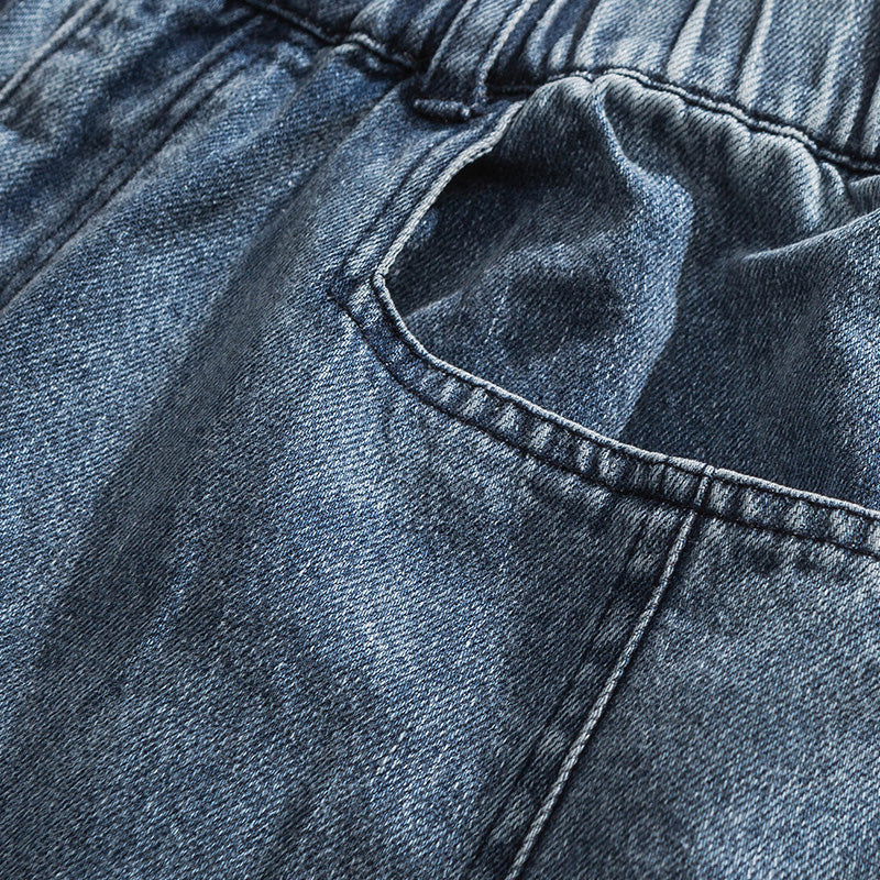 stitching Heavyweight Cotton Jeans
