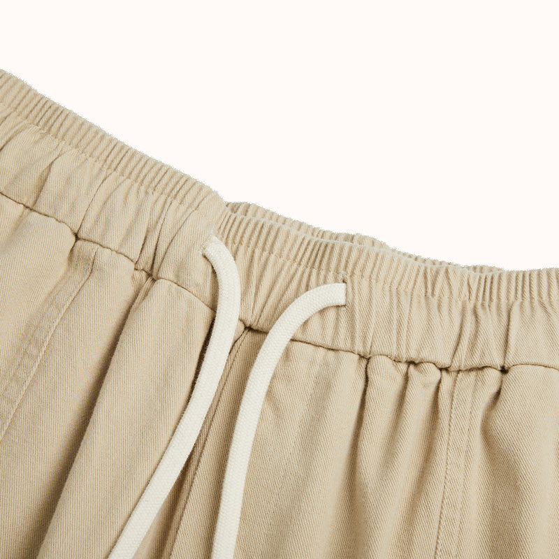 Simple Cotton Straight Loose Fit Pants