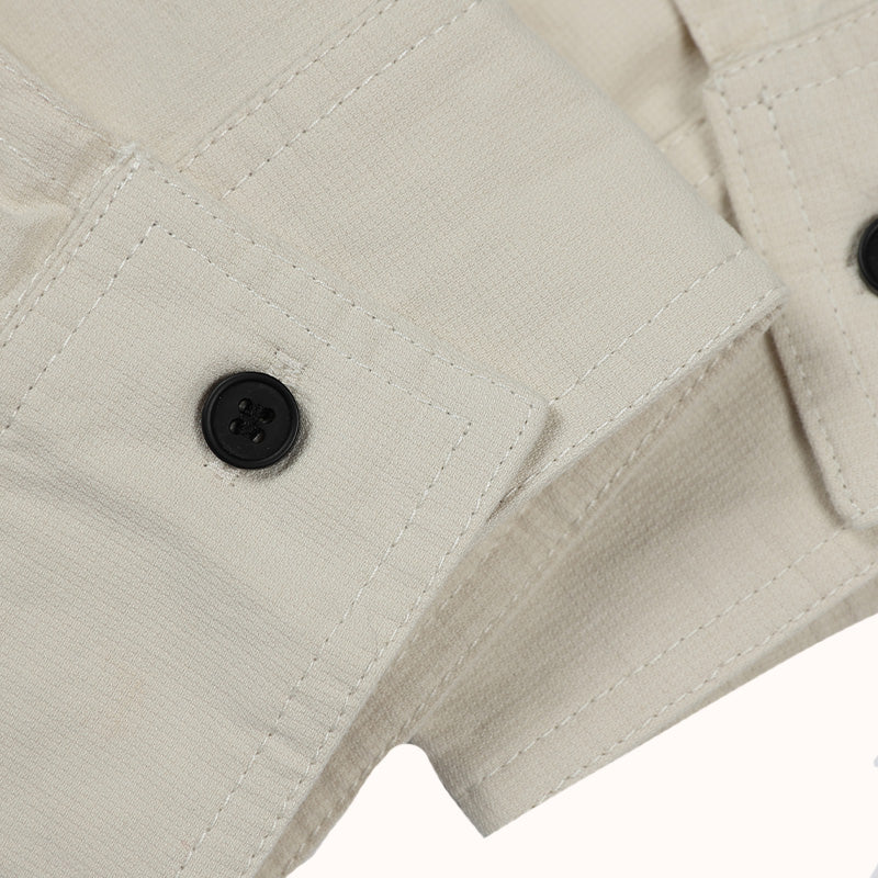 irregular Heavyweight Cotton Overshirt