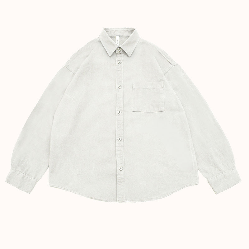 loose Heavyweight Cotton Overshirt