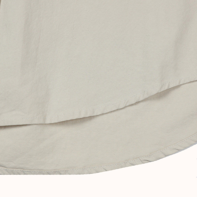irregular Heavyweight Cotton Overshirt