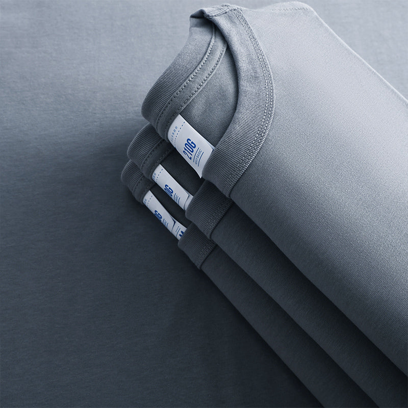 210G Heavyweight Cotton Crew Neck T-Shirt