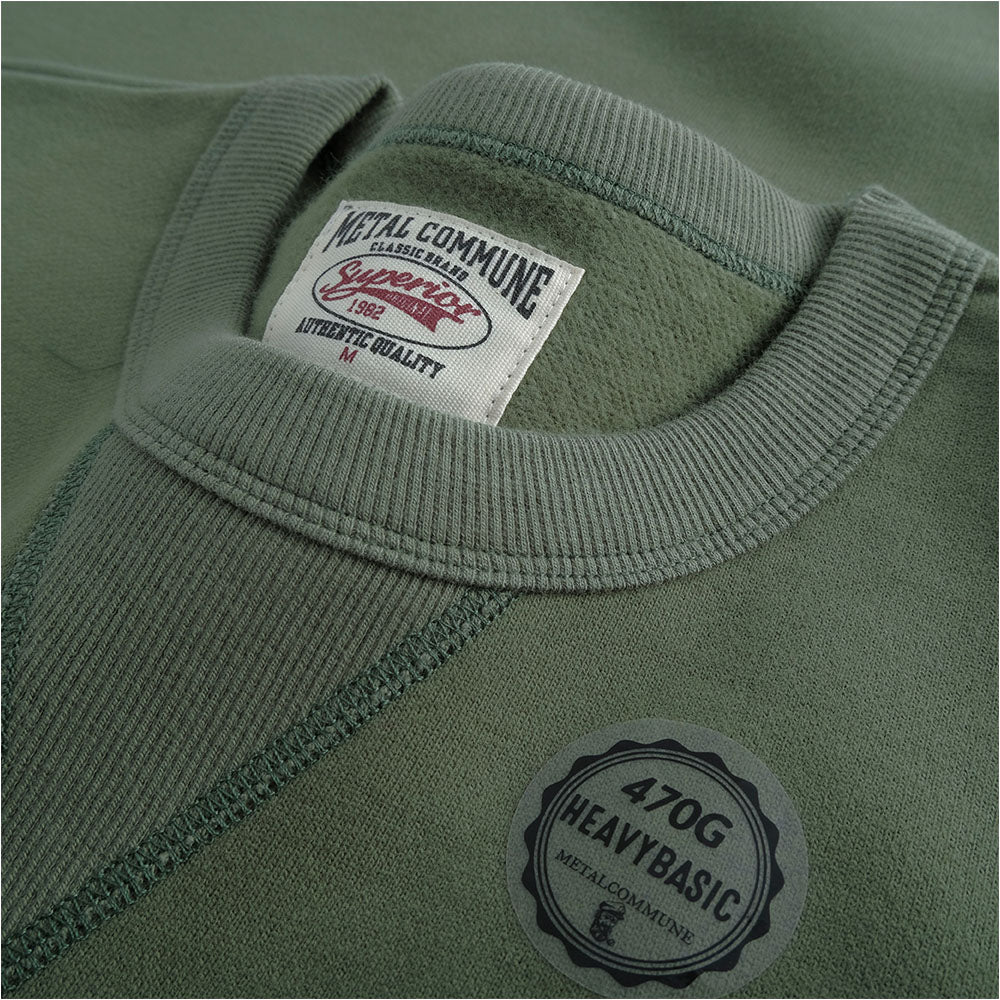 470G Heavyweight Cotton Loop Terry Crewneck Sweatshirt