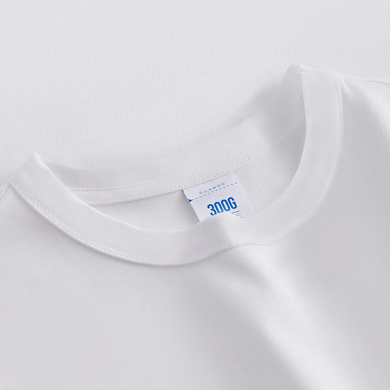 300g Heavyweight Cotton Crew Neck T-shirt