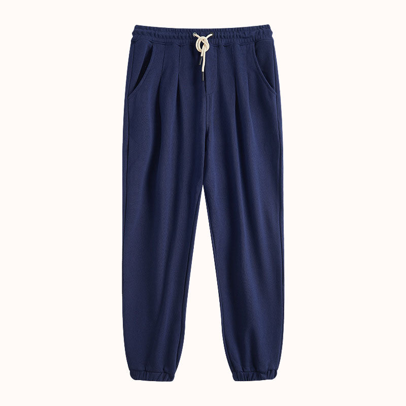 New 360G heavy knitted cotton loose sweatpant