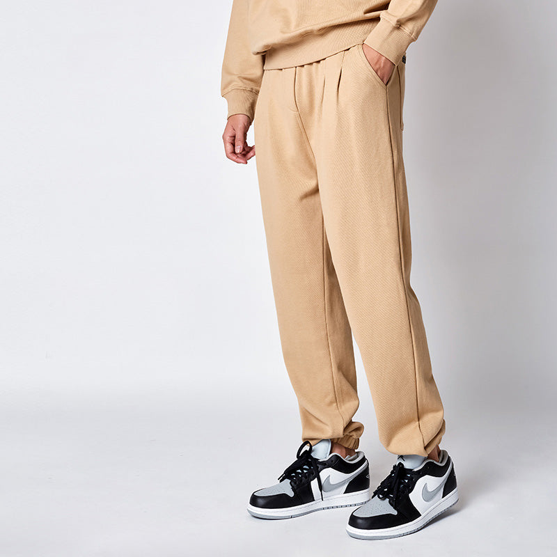 New 360G heavy knitted cotton loose sweatpant