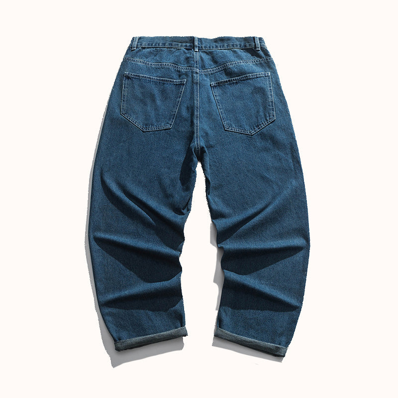 Heavyweight Cotton Straight Jeans