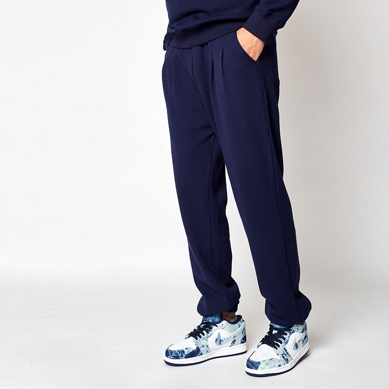 New 360G heavy knitted cotton loose sweatpant