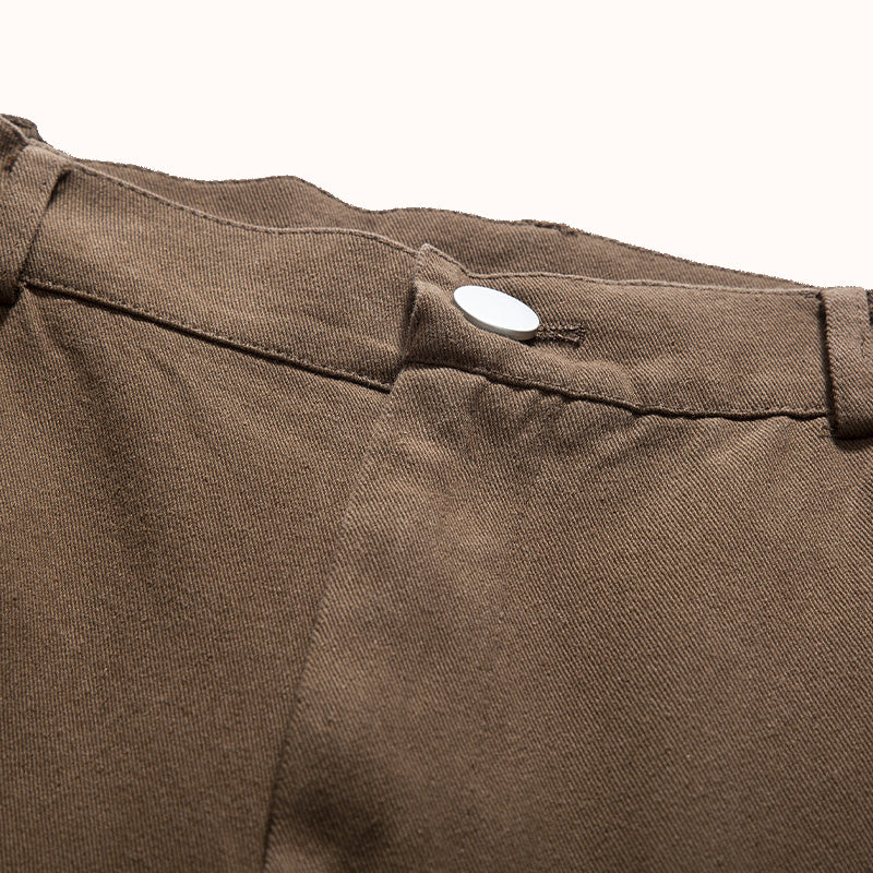 Cotton vintage Straight Loose Fit Pants