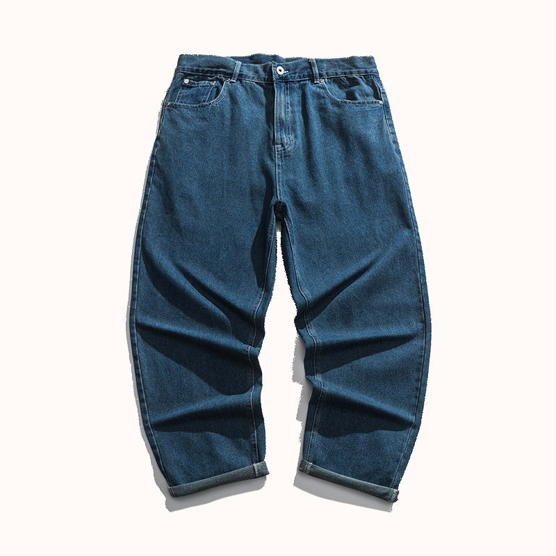 Heavyweight Cotton Straight Jeans