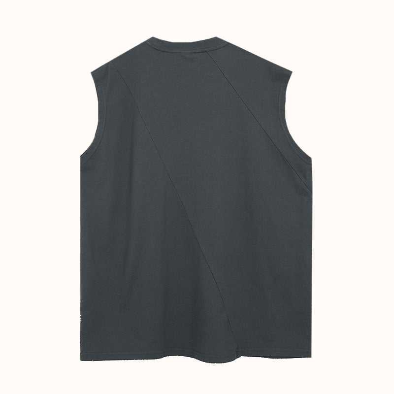 Heavyweight Cotton Solid Color Tank Top