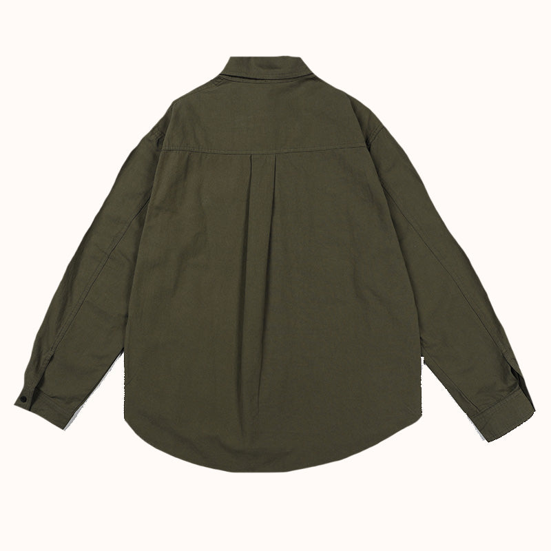 irregular Heavyweight Cotton Overshirt
