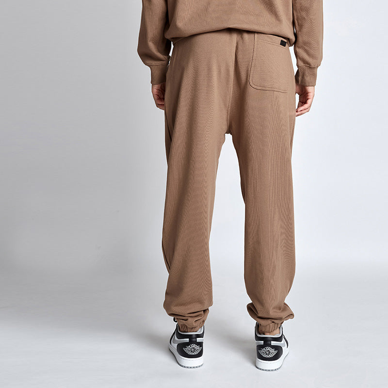 New 360G heavy knitted cotton loose sweatpant