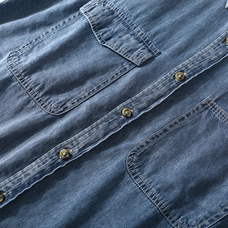 Denim Heavyweight Cotton Overshirt