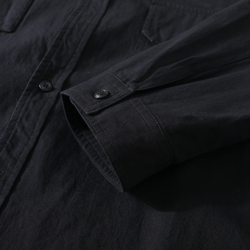 irregular Heavyweight Cotton Overshirt