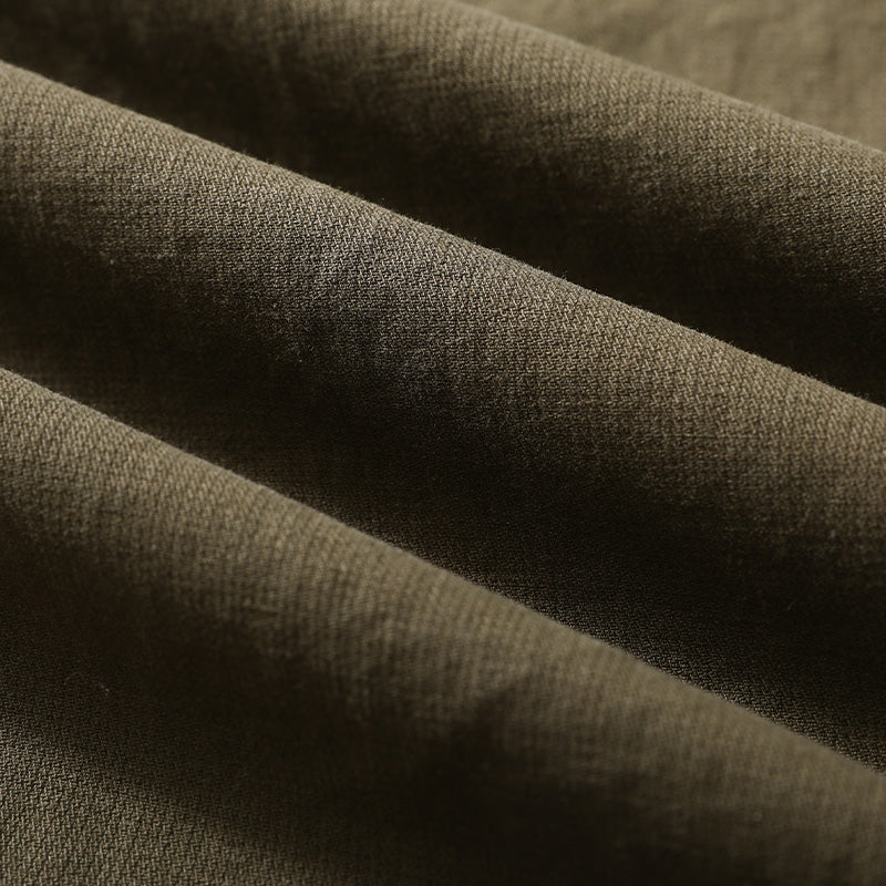 irregular Heavyweight Cotton Overshirt