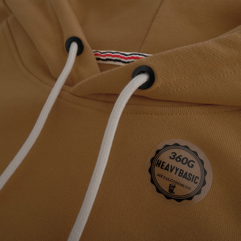 360G Heavyweight Cotton Loop Terry Hooded Pullover Sweatshirt