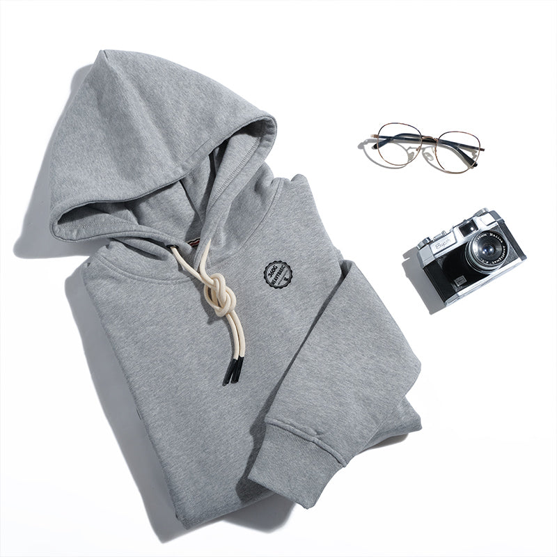 360G Heavyweight Cotton Loop Terry Hooded Pullover Sweatshirt