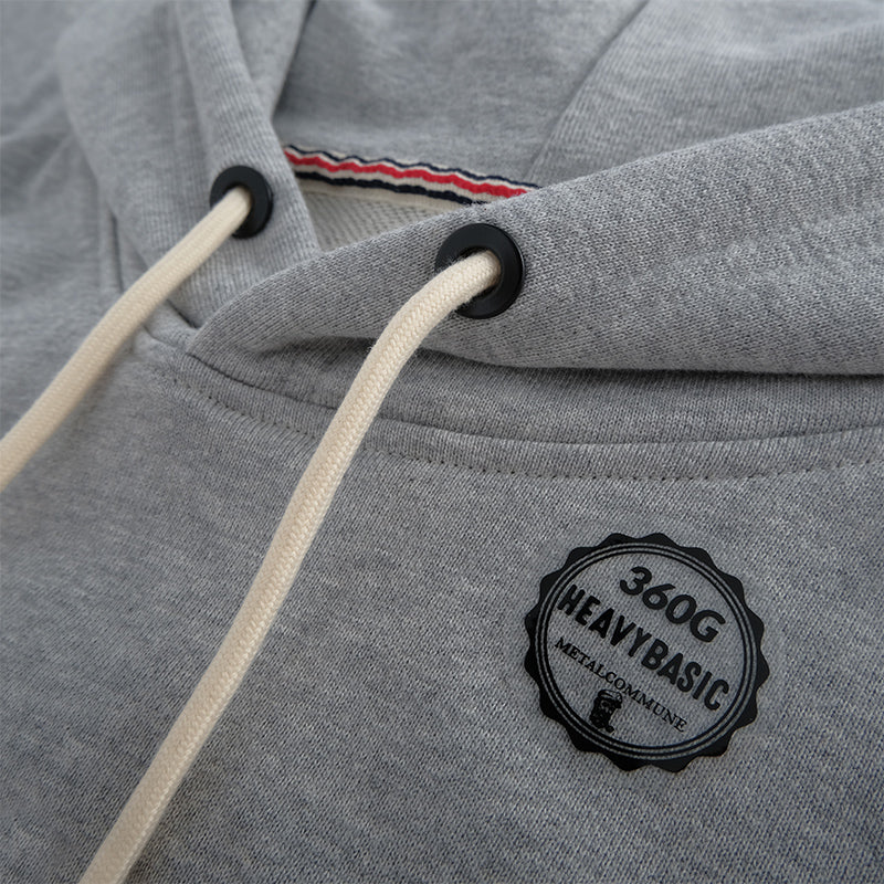 360G Heavyweight Cotton Loop Terry Hooded Pullover Sweatshirt