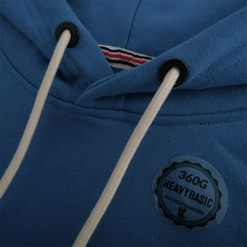 360G Heavyweight Cotton Loop Terry Hooded Pullover Sweatshirt