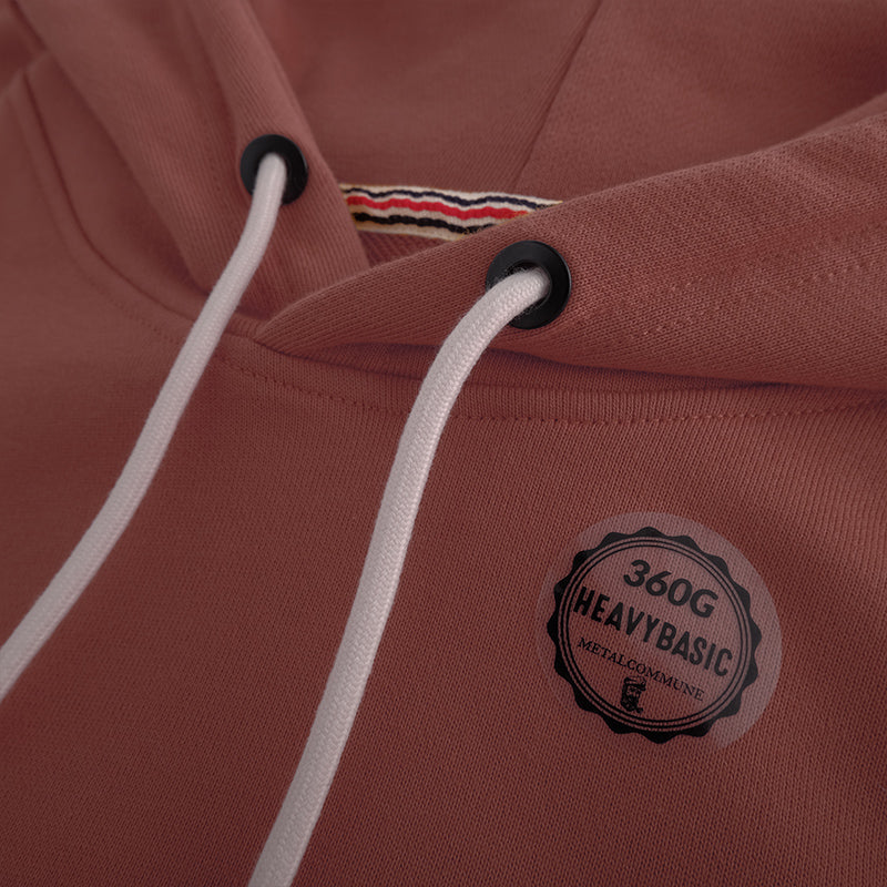 360G Heavyweight Cotton Loop Terry Hooded Pullover Sweatshirt