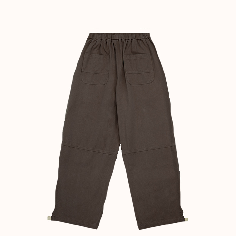 Simple Cotton Straight Loose Fit Pants
