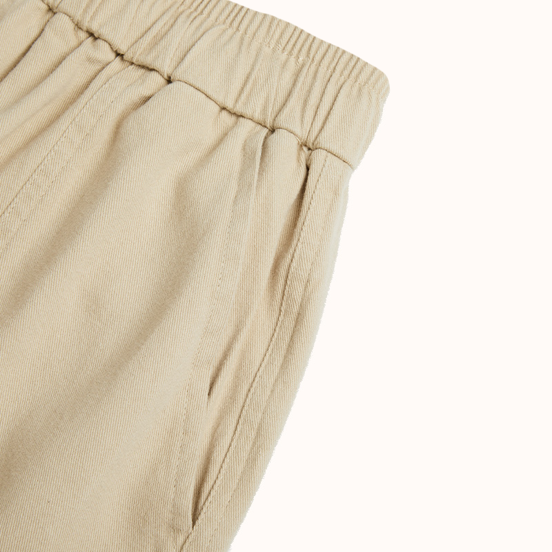 Simple Cotton Straight Loose Fit Pants