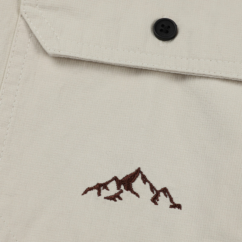 irregular Heavyweight Cotton Overshirt
