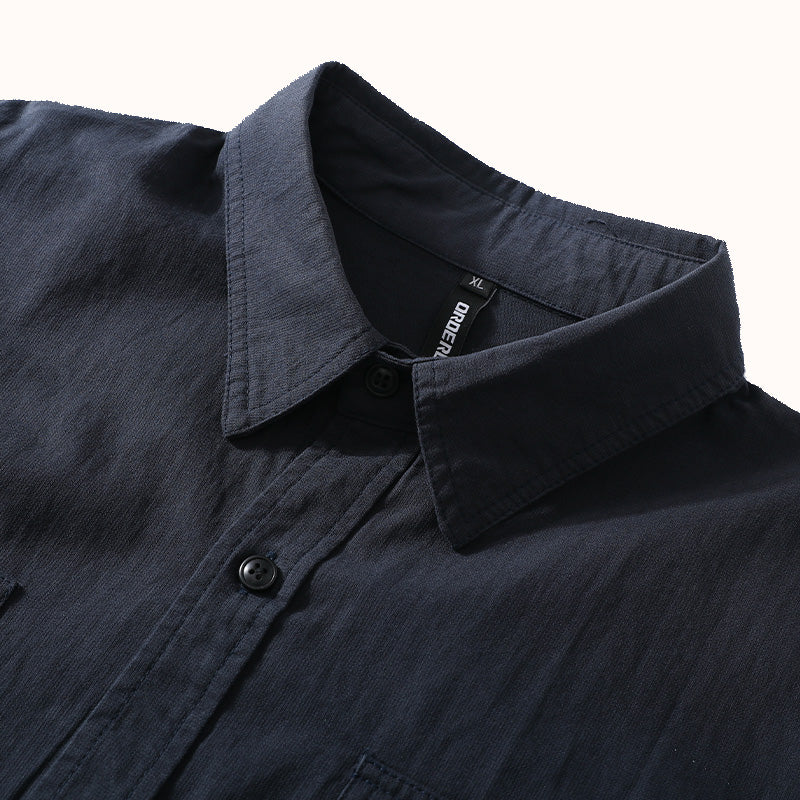 irregular Heavyweight Cotton Overshirt