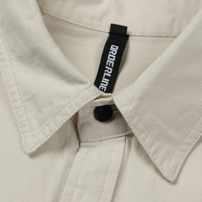irregular Heavyweight Cotton Overshirt