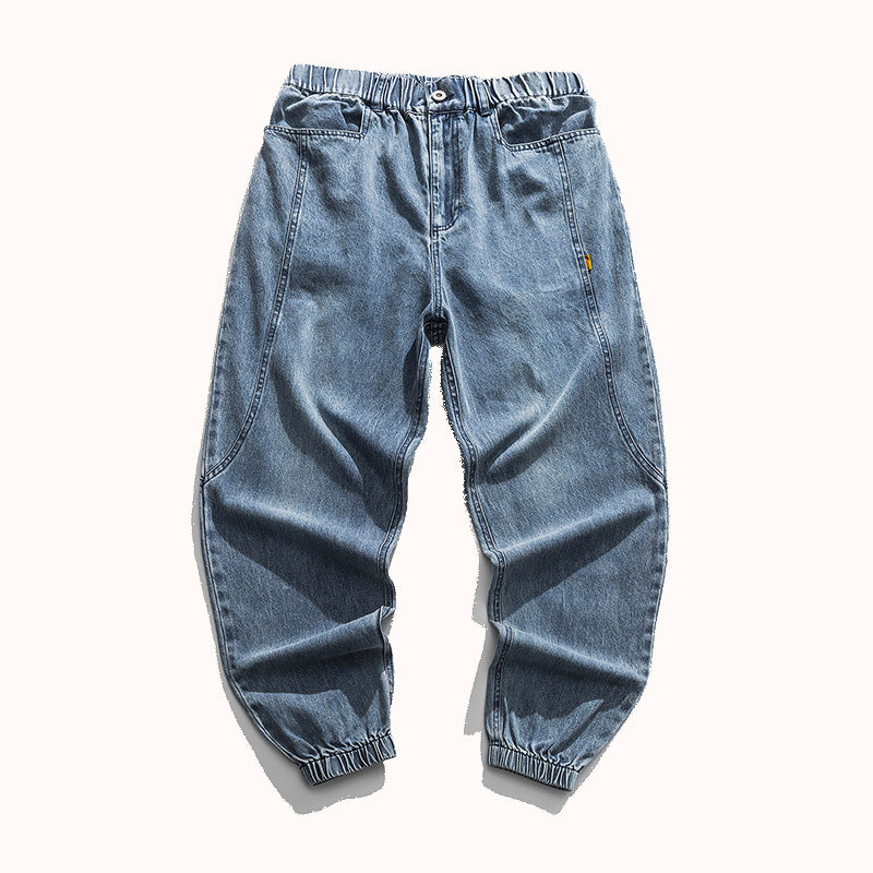 stitching Heavyweight Cotton Jeans