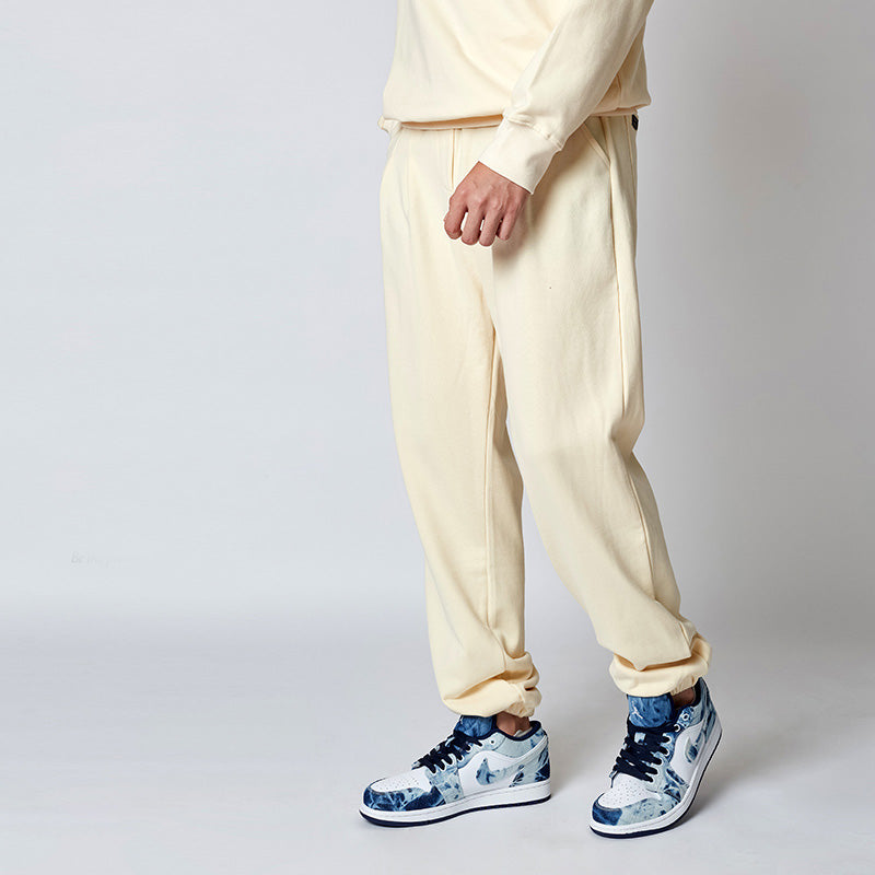 New 360G heavy knitted cotton loose sweatpant