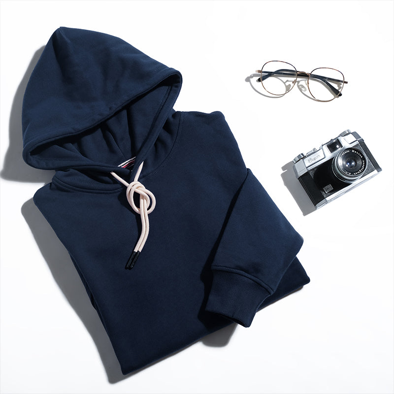 360G Heavyweight Cotton Loop Terry Hooded Pullover Sweatshirt