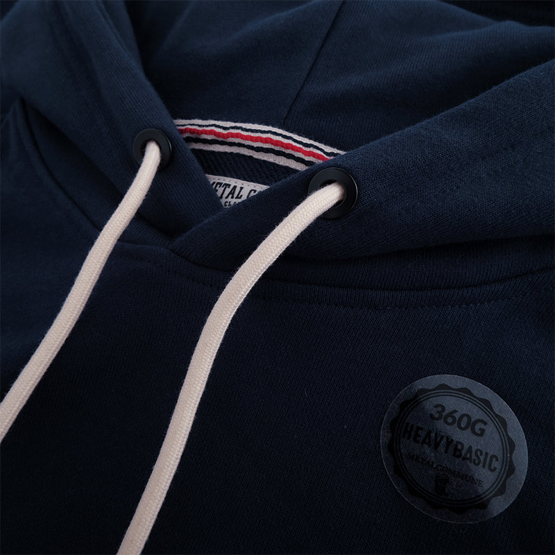 360G Heavyweight Cotton Loop Terry Hooded Pullover Sweatshirt