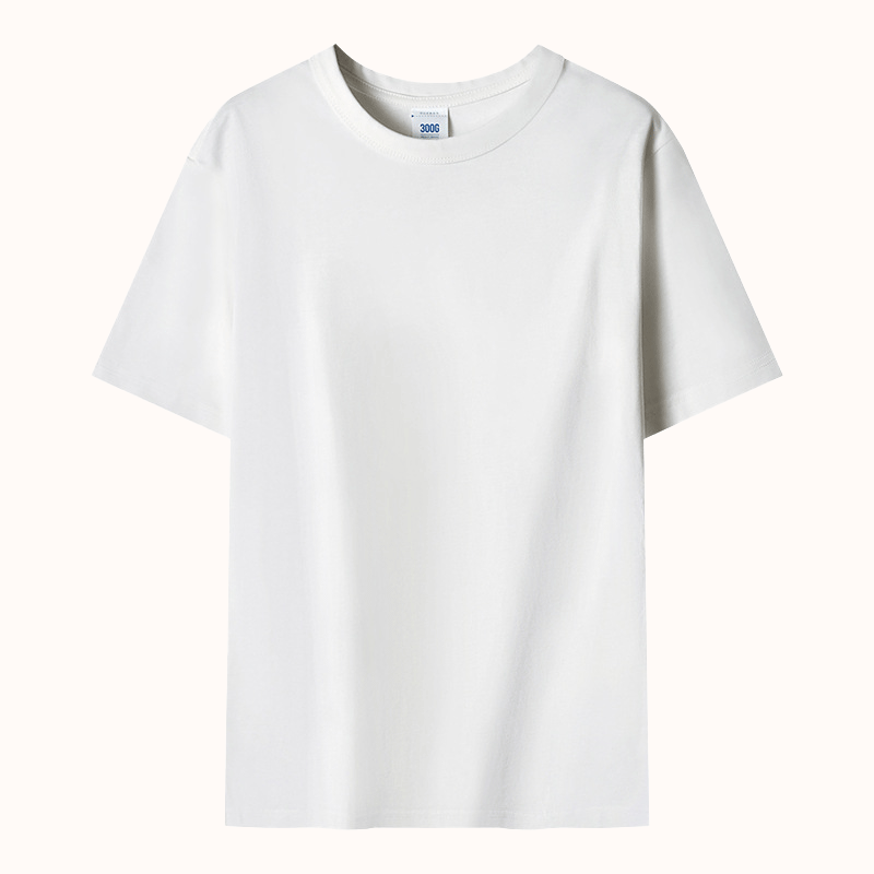 300g Heavyweight Cotton Crew Neck T-shirt