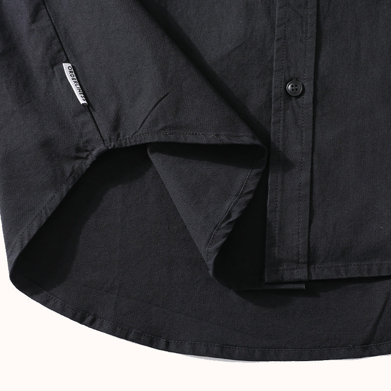 irregular Heavyweight Cotton Overshirt