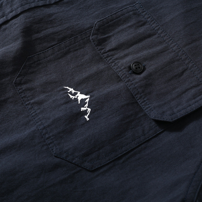irregular Heavyweight Cotton Overshirt