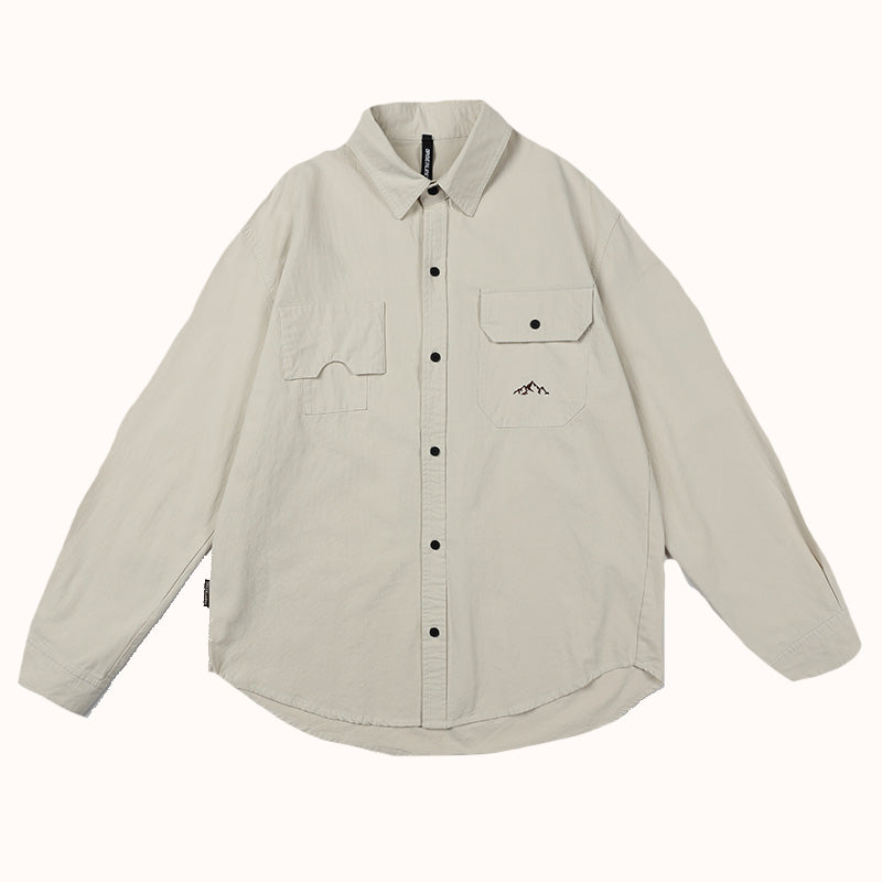 irregular Heavyweight Cotton Overshirt