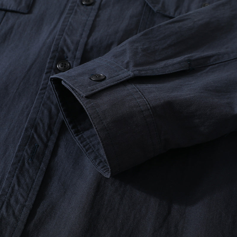 irregular Heavyweight Cotton Overshirt