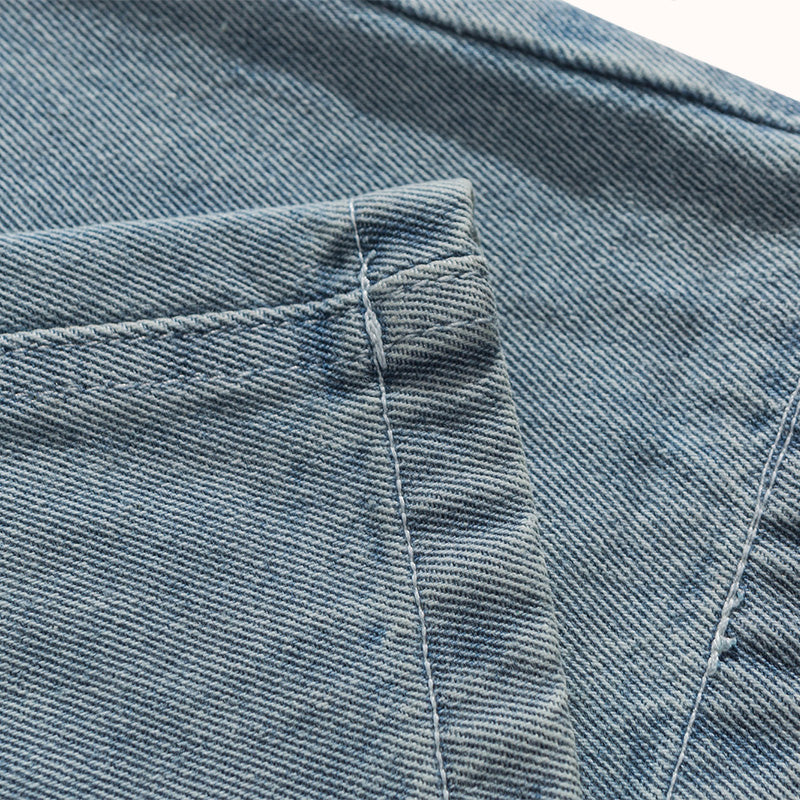 Heavyweight Cotton Straight Jeans