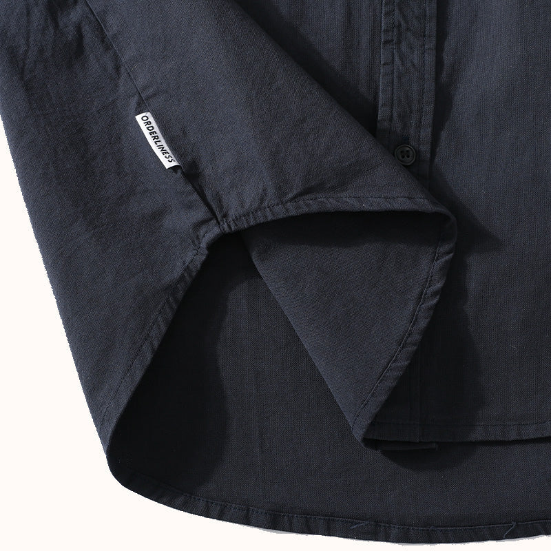 irregular Heavyweight Cotton Overshirt