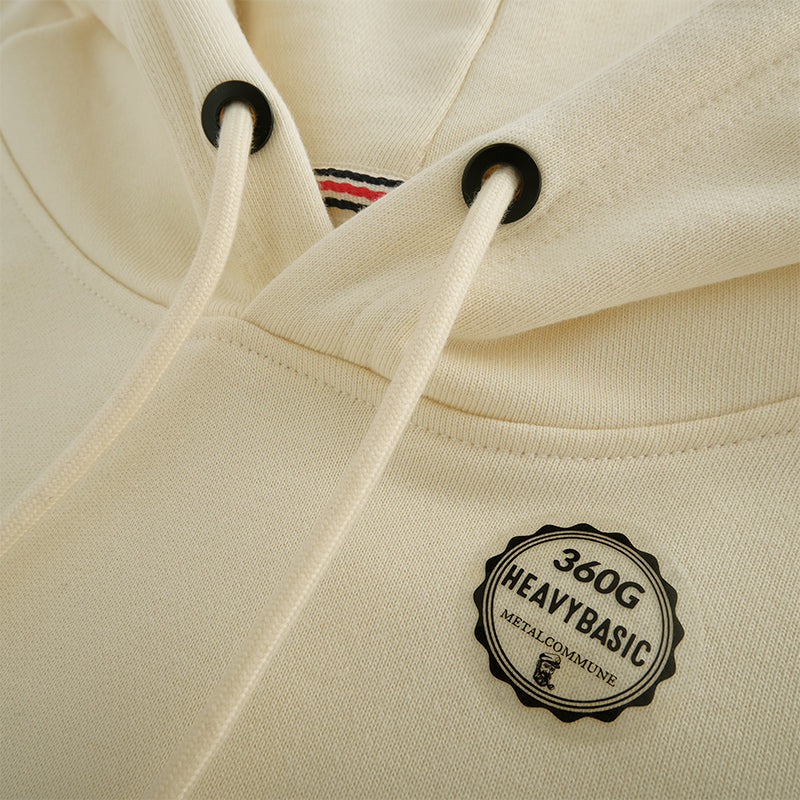 360G Heavyweight Cotton Loop Terry Hooded Pullover Sweatshirt