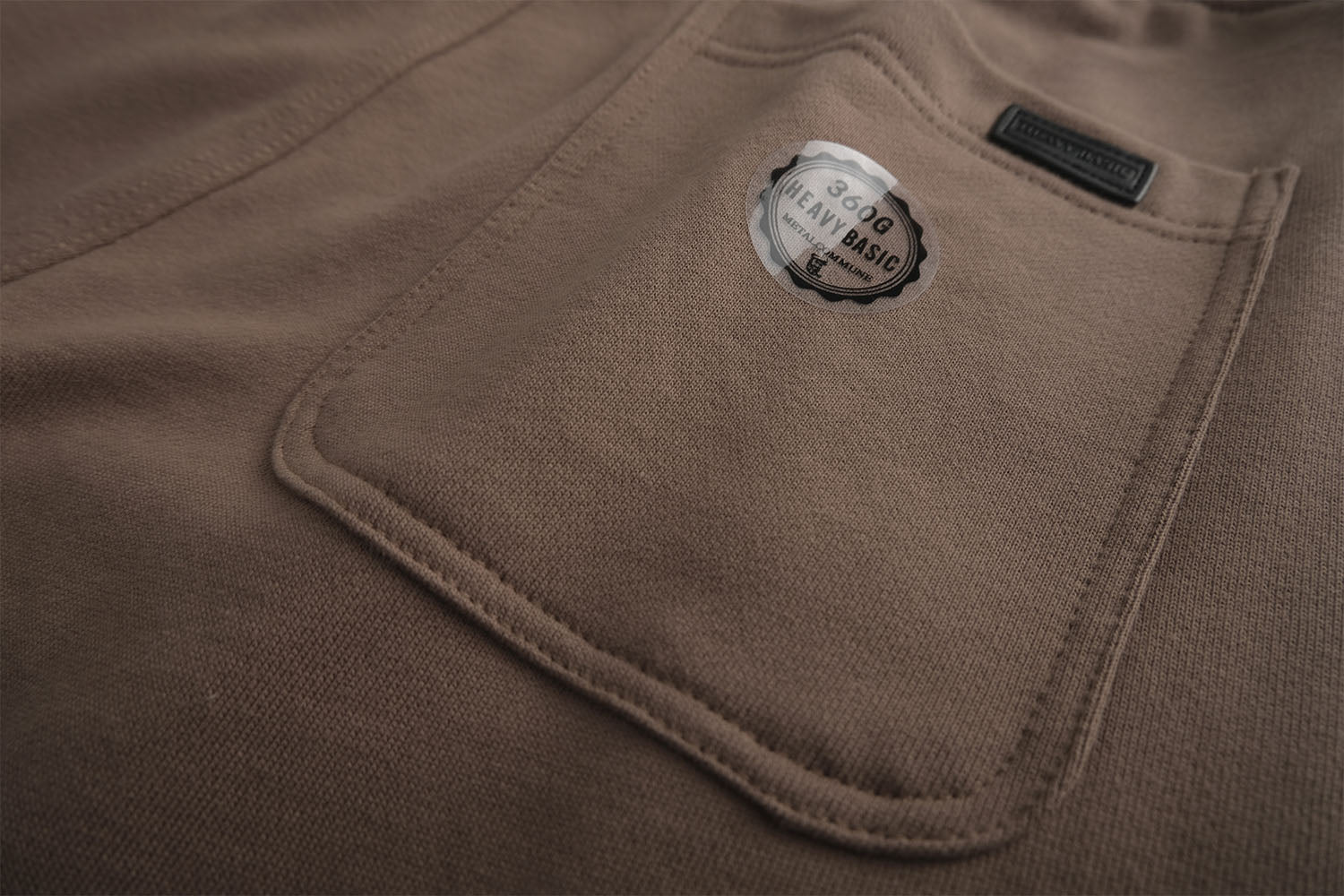 New 360G heavy knitted cotton loose sweatpant