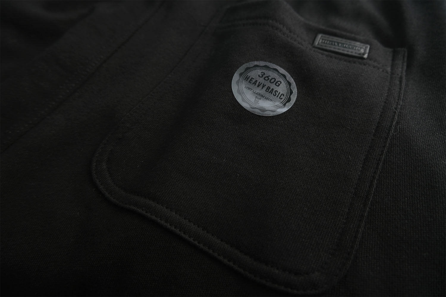 New 360G heavy knitted cotton loose sweatpant