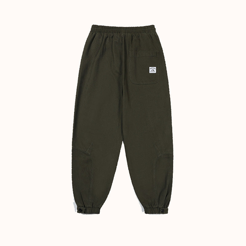 Paneled Heavyweight Cotton Jogger