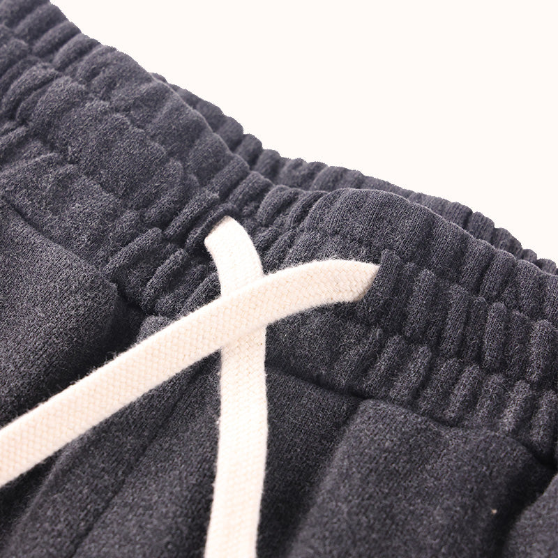 Frayed Hem Heavyweight Cotton Sweatshort