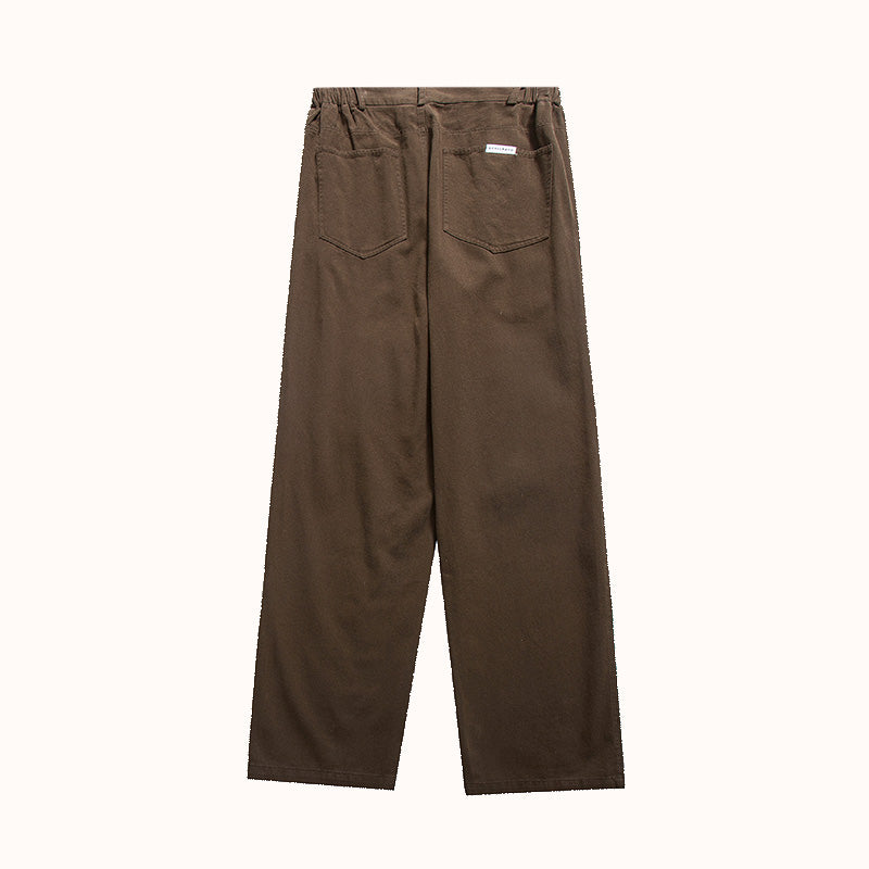 Cotton vintage Straight Loose Fit Pants