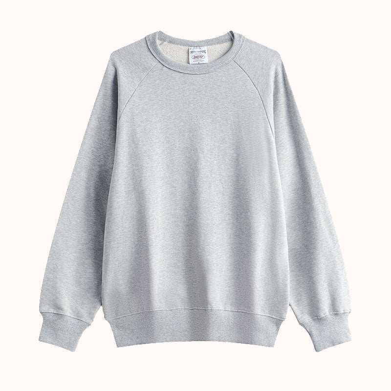 New 360g Heavy Knitted Cotton Loose Sweatshirt