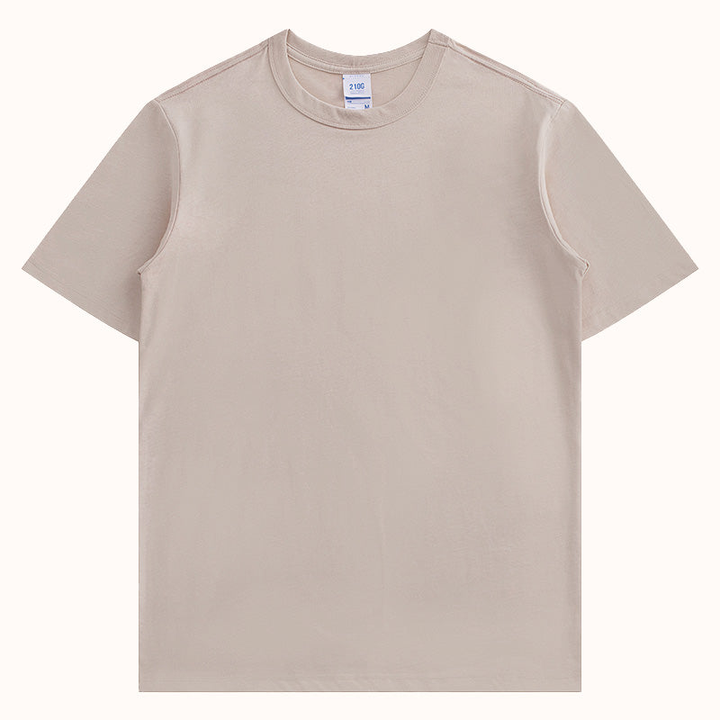 210G Heavyweight Cotton Crew Neck T-Shirt