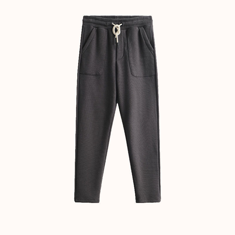 Heavyweight Knitted Cotton Waffle Sweatpant